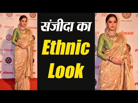 Sanjeeda Sheikh S Saree Look At Lokmat Most Stylish Awards 2018 Will Wins Your HEART Boldsky