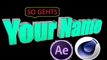 Sync Intro mit Cinema 4D und Adobe After Effects erstellen | Full HD | 60 FPS