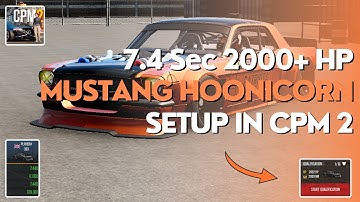 1800+ HP Ken Block Ford Mustang hoonicorn 2000 HP 7.4 Sec Drag Tune in Car Parking Multiplayers 2 🔥😍