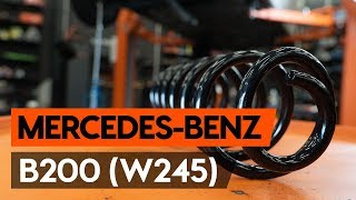 Jak vyměnit pružina zadního na MERCEDES-BENZ B200 (W245) [NÁVOD AUTODOC]