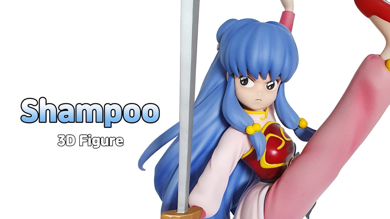 자작피규어 란마 1/2 샴푸 피규어 제작과정 Ranma 1/2 Shampoo figure Zbrush 3Dprint figure