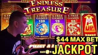OMG ✦2 HANDPAY JACKPOTS✦! Endless Treasure Slot Machine & Lock It Link Slot Machine Max Bet JACKPOTS