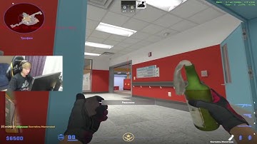 m0NESY Shows Best Nades & Tricks on Nuke + Train