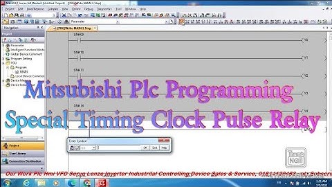 Mitsubishi Plc Programming Special Timing Clock Pulse Relay