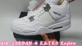 REAL VS FAKE! AIR JORDAN 4 RETRO BG Pure Money Detail Review ,Can you recognize ?