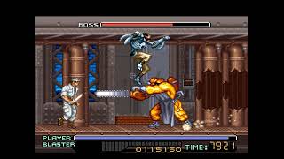 Ninja Warriors | Stage 2 Boss: Chainsaw Bull | Super Nintendo
