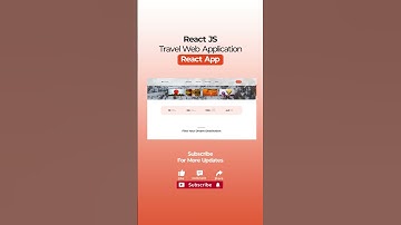 ✈️ React JS Tutorial - TRAVEL WEB APPLICATION | Download Full Source Code. #shorts