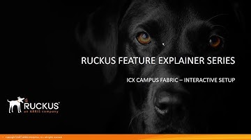 ICX CAMPUS FABRIC INTERACTIVE SETUP