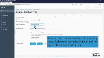 How to redirect a subdomain to an external URL in Plesk   Happy Camper Web Hosting