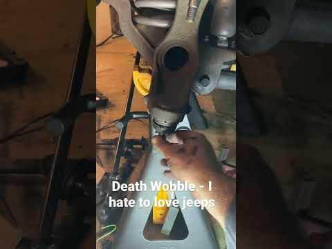 Death wobble kills. #jeep #deathwobble #xj #diy #repair