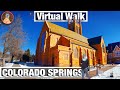 Colorado Springs Walking Tour - Walking Trails for Treadmill - 4K City Walks Virtual Walk