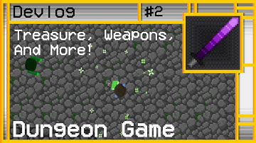 Dungeon Game Devlog #2 - Treasure, Weapons & more!