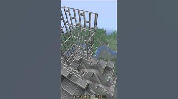 How to build the Eiffel Tower in a very simple way.🔨#minecraft #easy