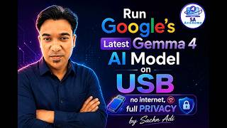 Run Google's latest AI Model Gemma4 Uncensored AI on USB/Pendrive | Sachin Adi