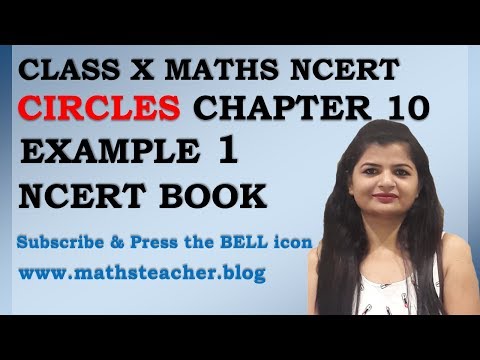 Chapter 10 Circles Example 1 Class 10 Maths NCERT