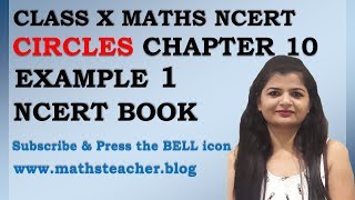 Chapter 10 Circles Example 1 Class 10 Maths NCERT