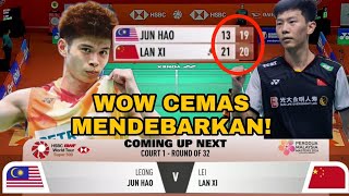 😱CEMAS WOW! Leong Jun Hao vs Lei Lan Xi di Malaysia Masters 2024