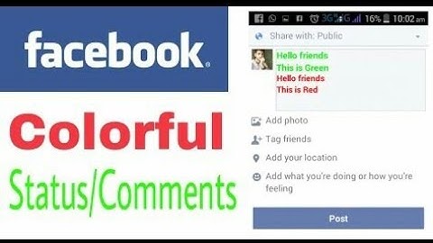 How to change fb font color 2018(SR-Tips & Tricks)