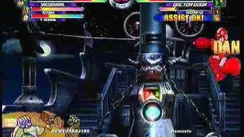MvC2 Online (360): Josh 360 (MM/Storm/Tron) vs Brett (Cha/Mag/Doom) 9 .:11.26.09:.
