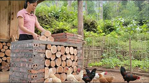 Rustic Kitchen Build: The Journey from Wood pile to Warmth