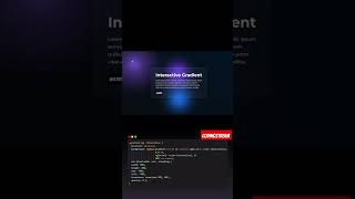 Interactive Gradient using html css js only 👇#subscribemychannel #coding #shorts Net Worth