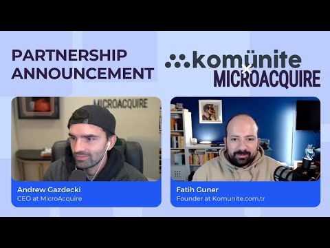 Partnership Announcement: MicroAcquire x Komünite