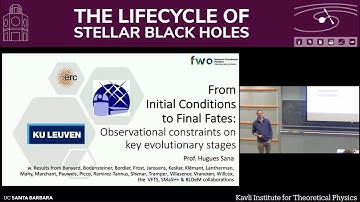 From initial conditions to final fates: observational constraints on key.. | Hugues Sana (KU Leuven)