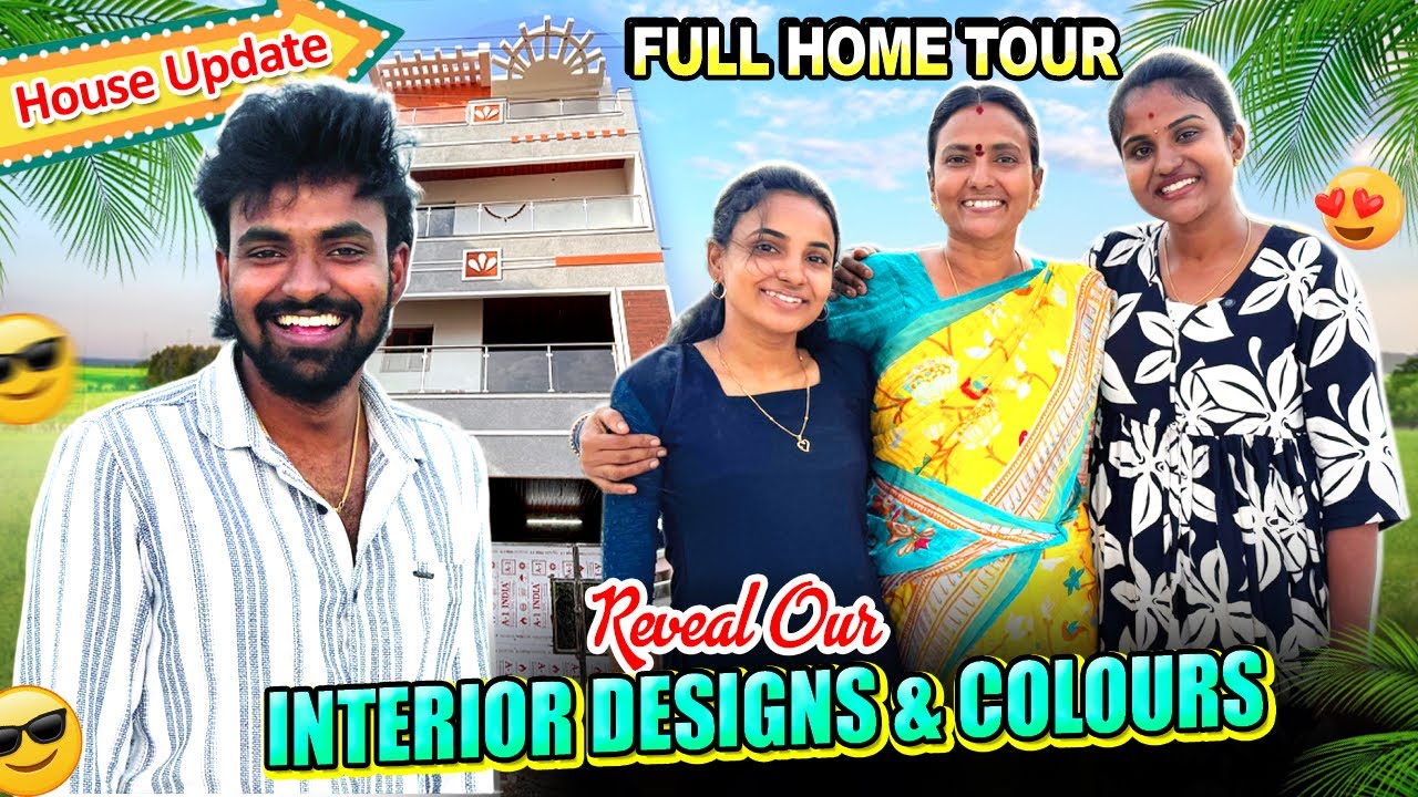 House Update 🏡 | Reveal Our Interior designs and Colours 😍 #poojaskitchen #hometour #tamilvlog 