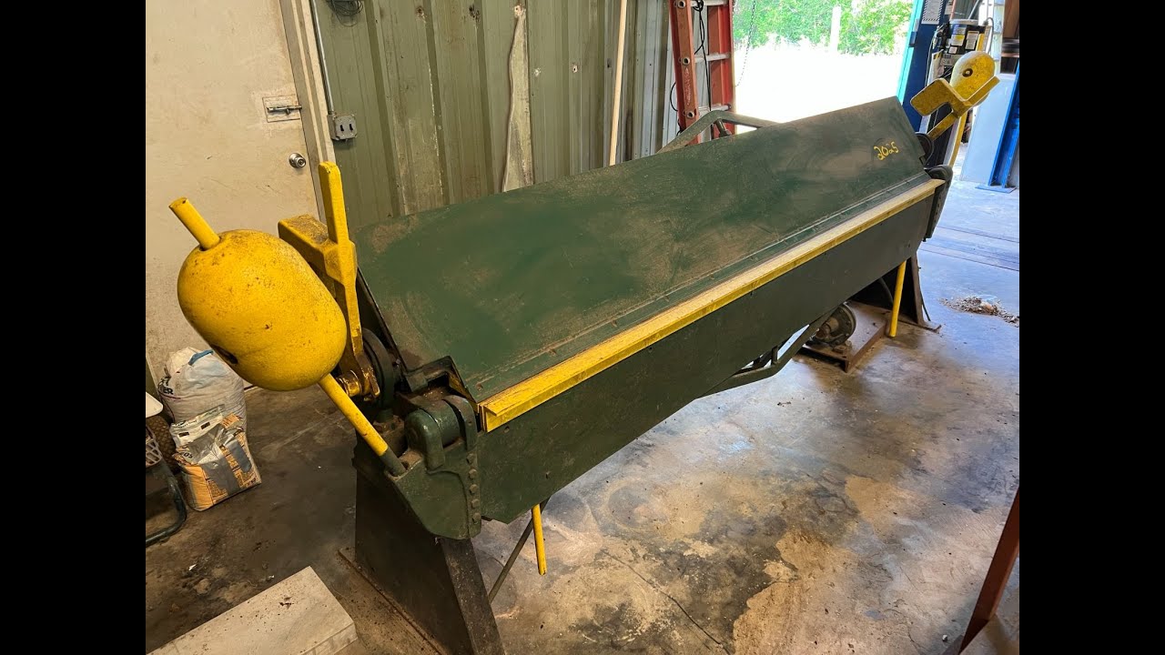 Chicago Hand Press 10' Metal Brake YouTube