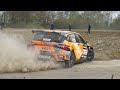 Rallye de wallonie 2024  shakedown  action  mistakes  pure sound