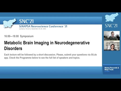03 Thursday, September 23 -  Metabolic Brain Imaging in Neurodegenerative Disorders Symposium