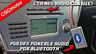 Radio with Aux = Bluetooth Audio