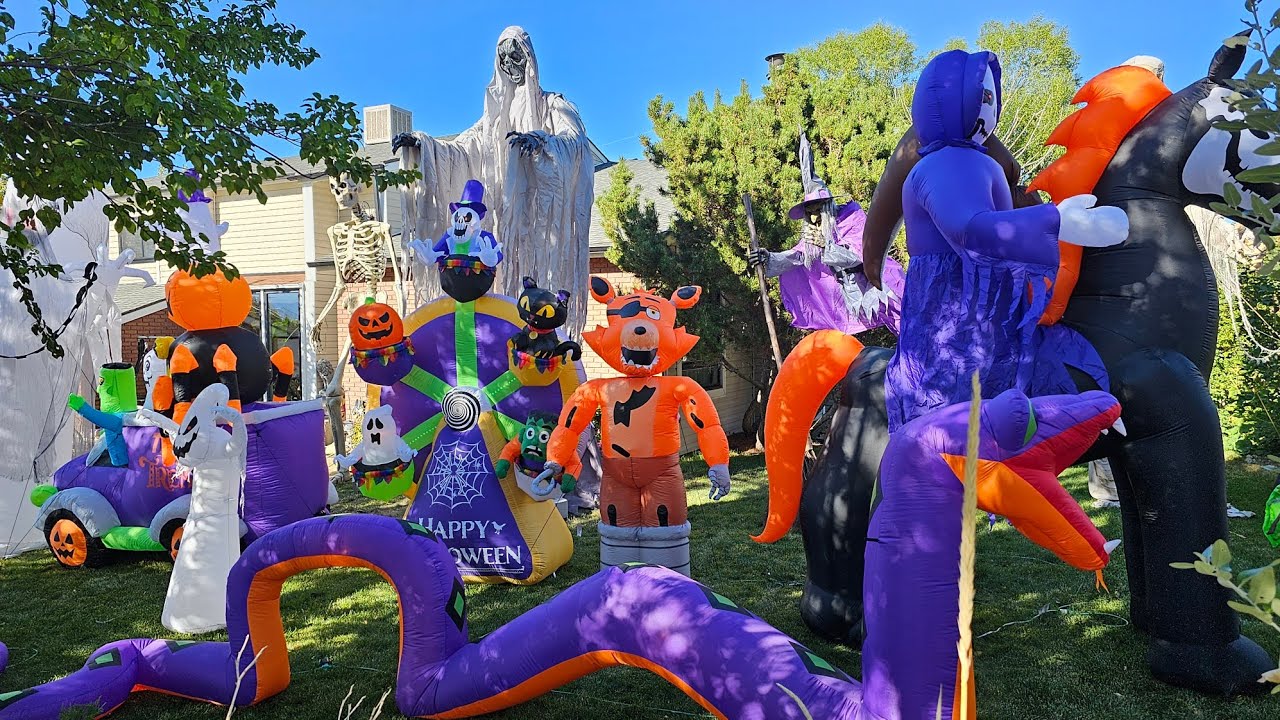 2023 Decorating our Yard for Halloween! (from livestreams)