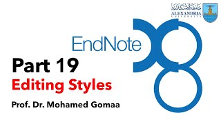 Endnote - Editing Styles عدل الستايل زي ما تحب