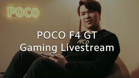 POCO F4 GT | Gaming livestream | POCO Lab