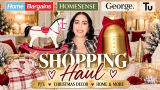 🎄 I Found SO Many Beautiful Things! 😍 | Christmas Shopping Haul | Home Bargains, Homesense & More