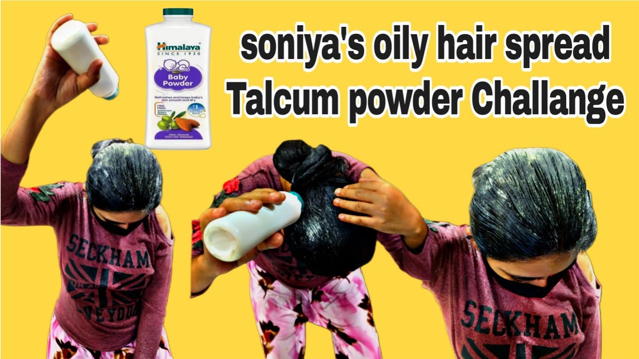 Soniya's heavy oiling hair spreading talcum powder challenge  Finally Revealed