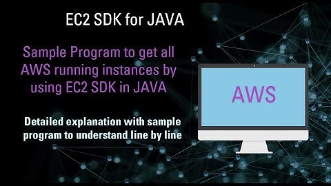 AWS SDK for JAVA | How to fetch instances by using SDK in JAVA