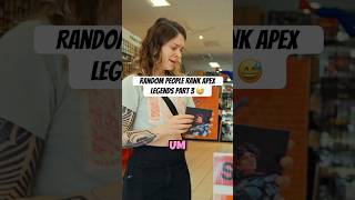 Asking Random People To Rank Apex Legends Part 3 😅 #shorts