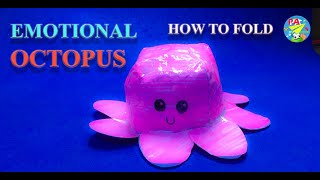 How to make paper emotional octopus|Paper Origami