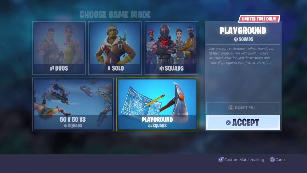 how to play playground mode on fortnite battle royale not clickbait must watch - fortnite not battle royale mode