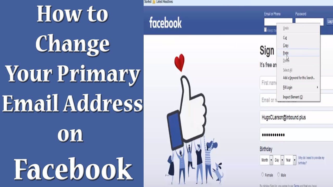 Facebook Number Id Change  How to Change your Login Email Address