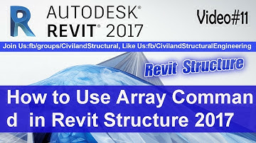How to Use Array Command in Revit 2017 V#11