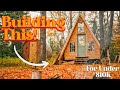 TIMELAPSE - Building an A Frame Cabin from Scratch!