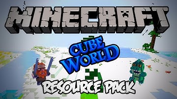 Minecraft: Resource Pack Spotlight - CubeWorld