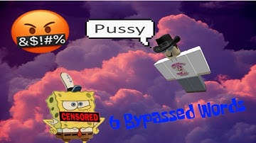 ROBLOX - New Bypassed Words 2020!