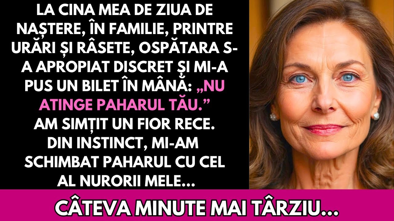 La Cina Mea De Ziua De Naștere, O Chelneriță M-A Avertizat: 