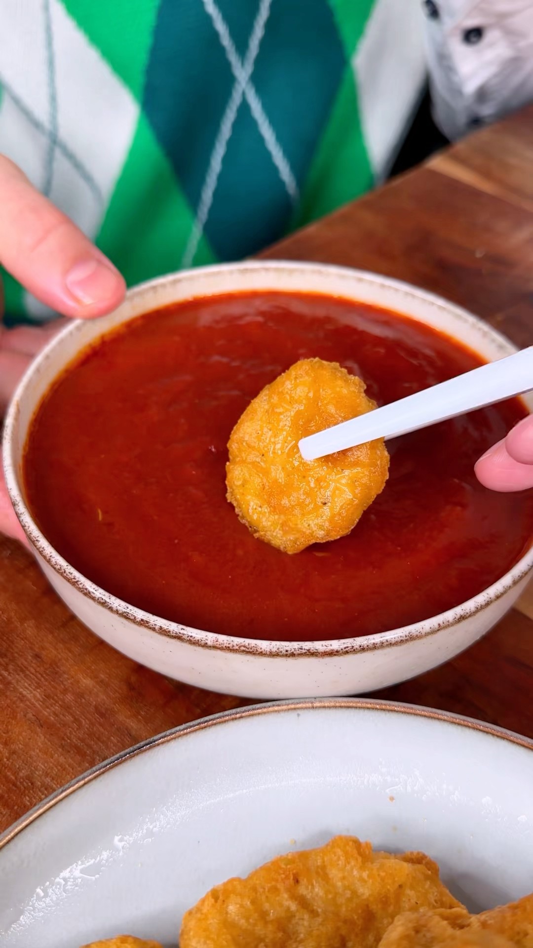 What is the BEST way to share NUGGETS and sauce with your dad???❤️?| CHEFKOUDY