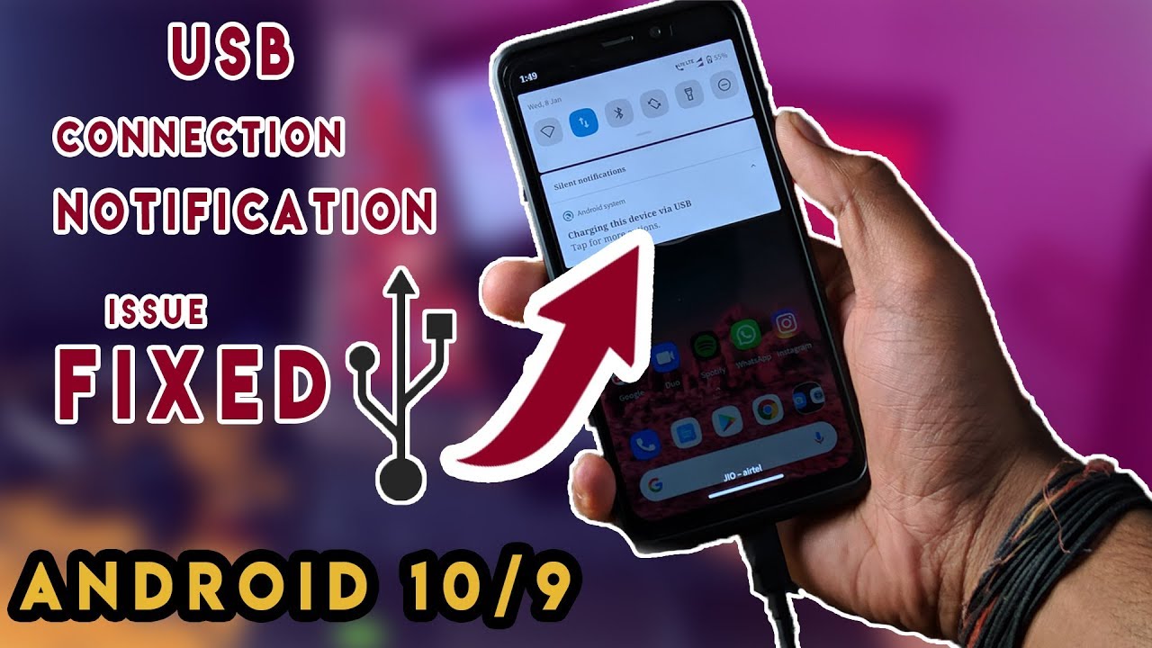 How To Fix Usb Connection Notification Issue In Android 10 | Easy Fix 😱