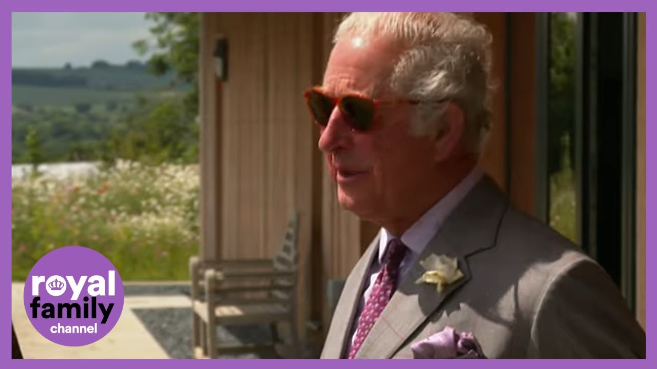 Prince Charles Dons the Shades During Farm Visit